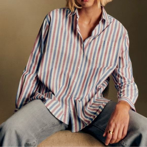 Sezane Max Shirt Button Down size 38 - Picture 3 of 15